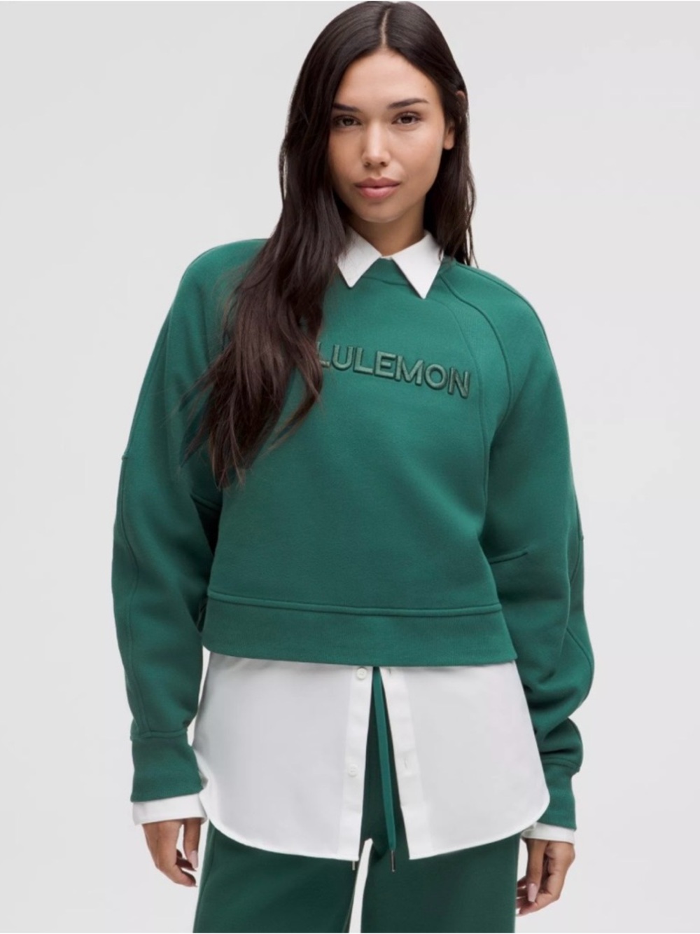 Scuba Oversized Pullover *Wordmark - Storm Teal / Size XS/S